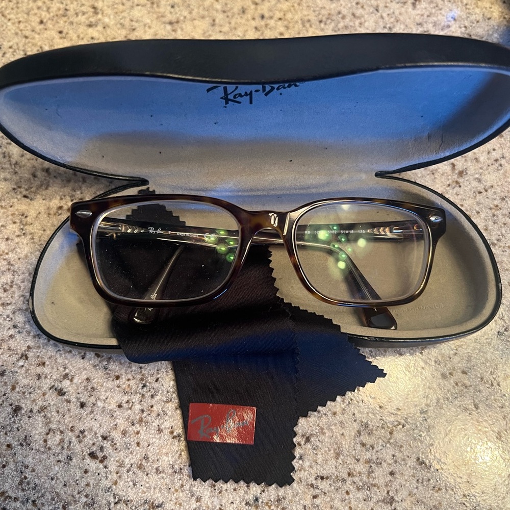 Ray-Ban Brown Eyeglasses for women.